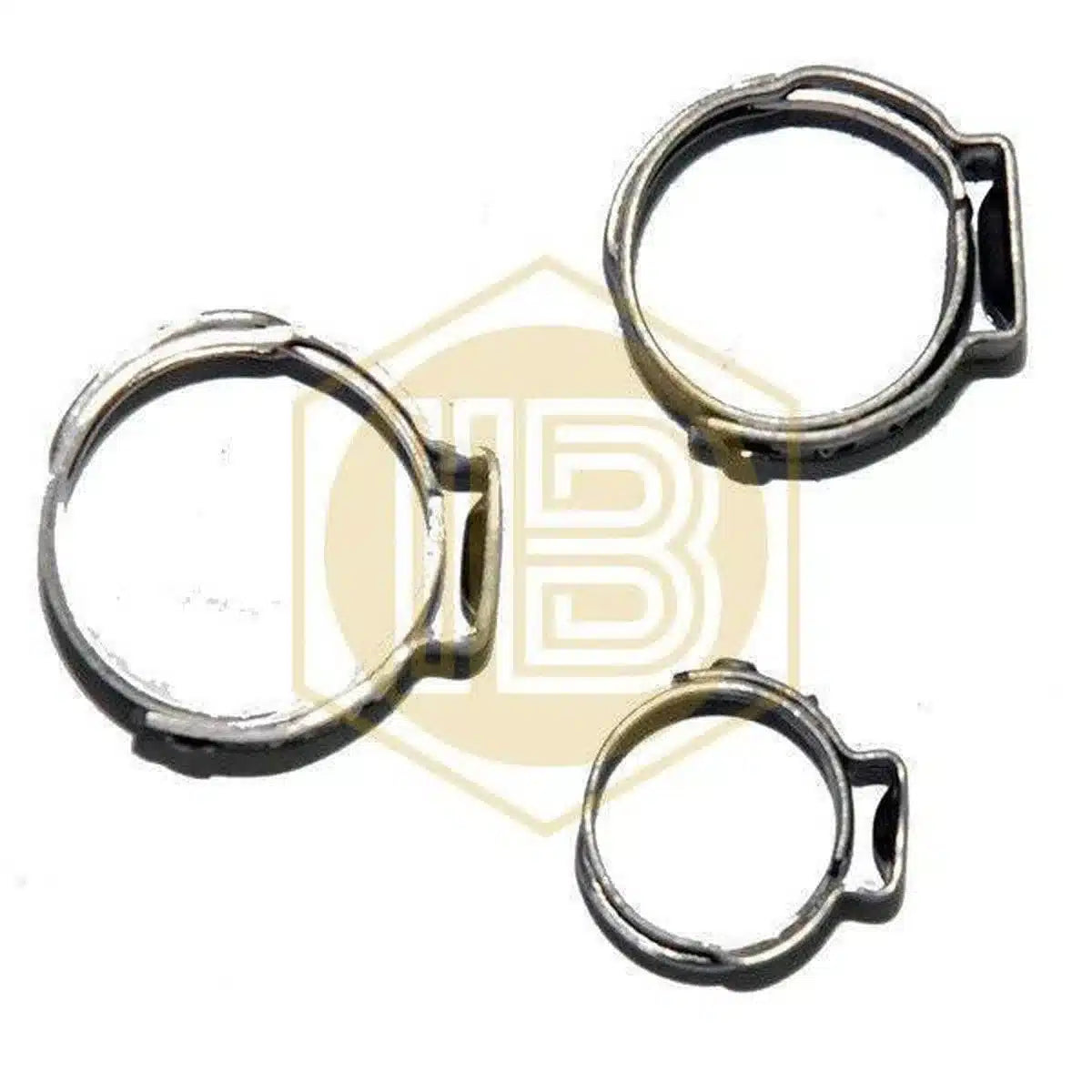 Abrazadera de acero inoxidable de una oreja para tubo de dispensación