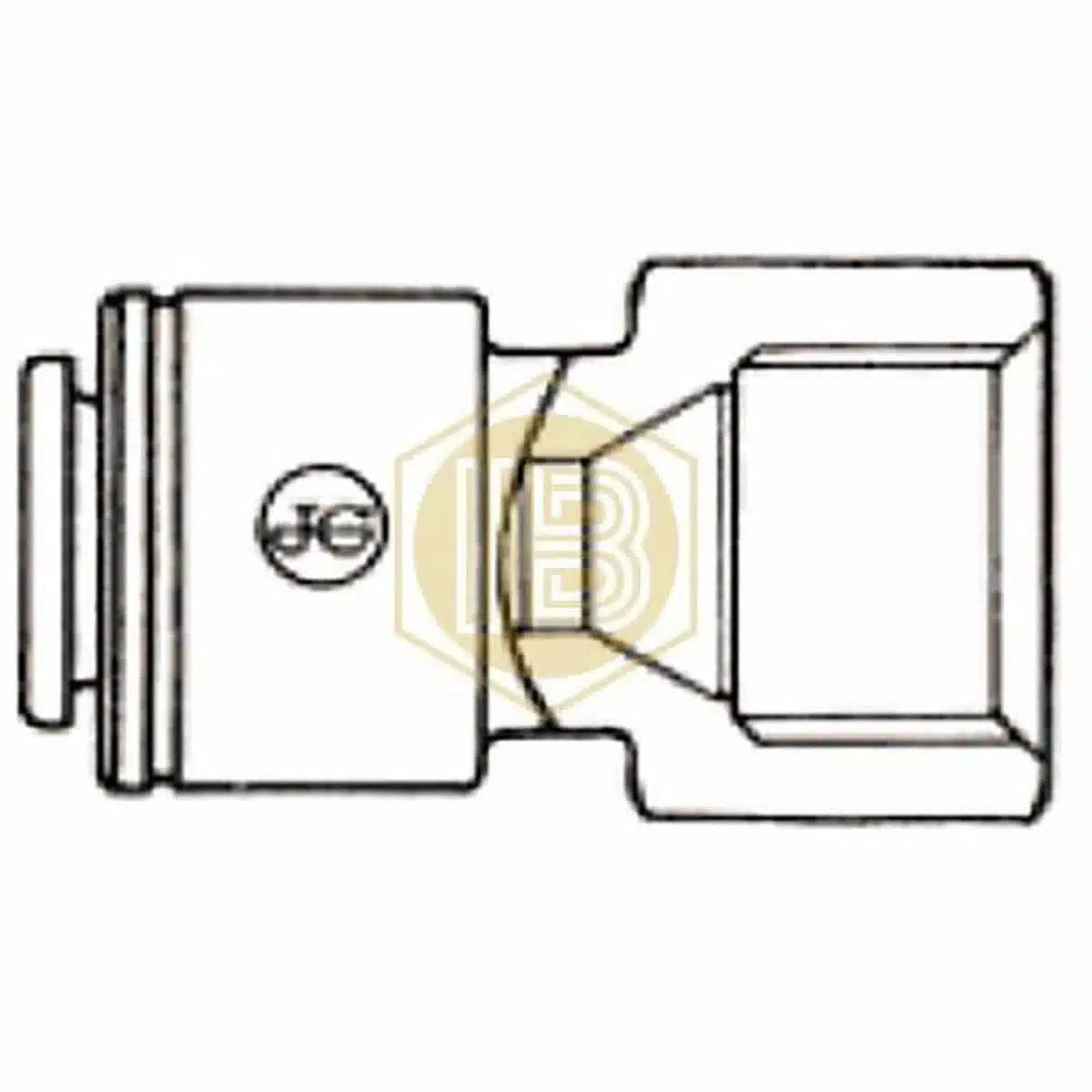 Adaptador Hembra - Rosca 1/4 FFL-Install Beer