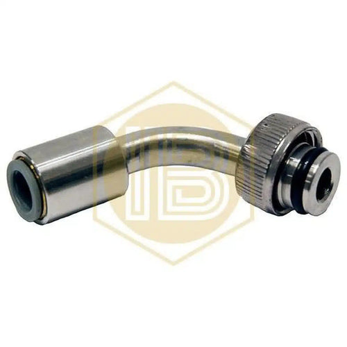 Adaptador de cabezal metálico curvo para tubo de cerveza 3/8 x Rosca BSP-Install Beer