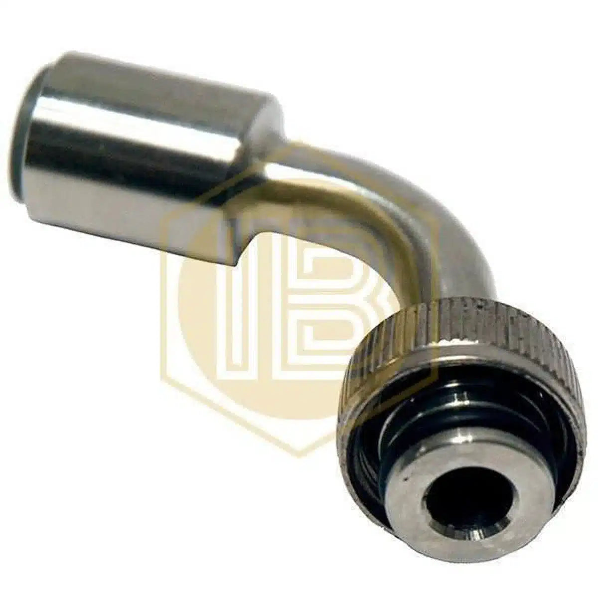 Adaptador de cabezal metálico curvo para tubo de cerveza 3/8 x Rosca BSP-Install Beer