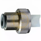 Adaptador de cabezal metálico para gas con anti retorno 3/8 x Rosca latón BSP-Install Beer