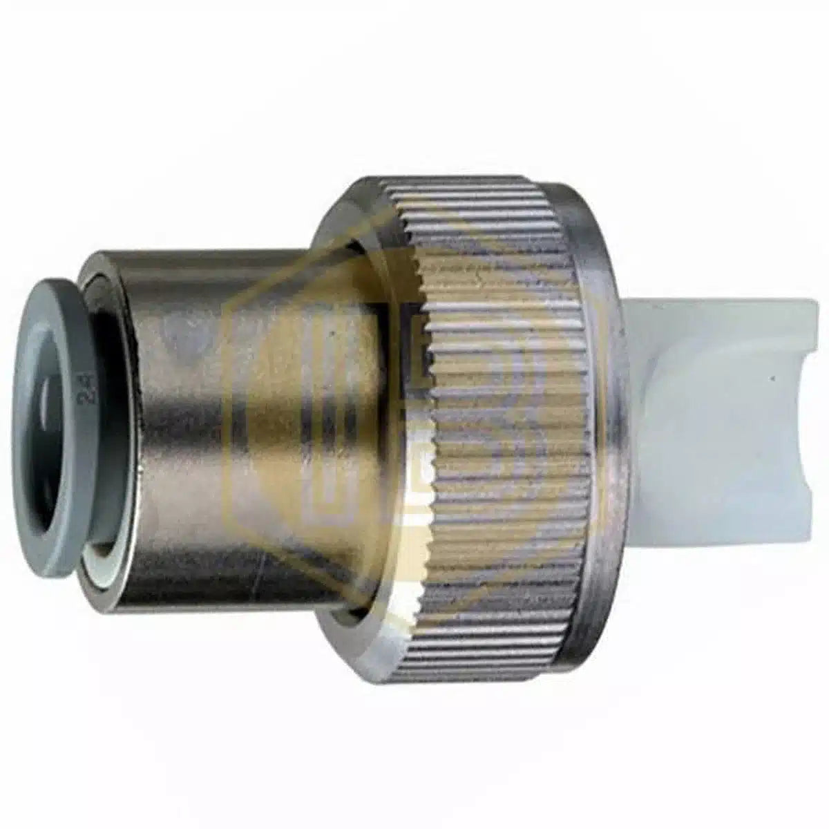 Adaptador de cabezal metálico para gas con anti retorno 3/8 x Rosca latón BSP-Install Beer