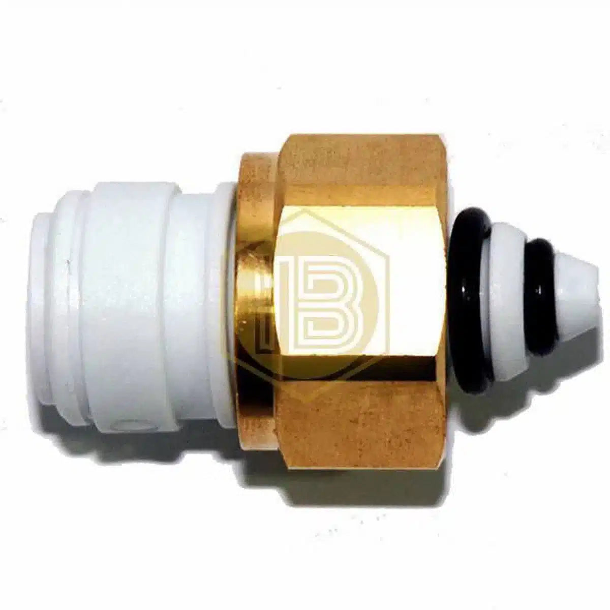 Adaptador de cabezal para gas con anti retorno 3/8 x 1/2 (Rosca BSP)-Install Beer