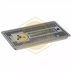 Bandeja metálica encastrada con mojacopas-Install Beer