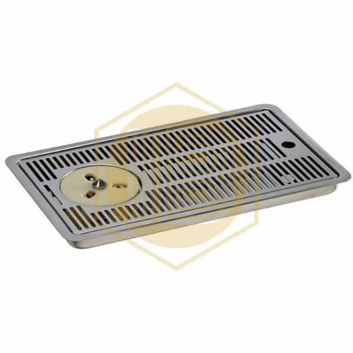 Bandeja metálica encastrada con mojacopas-Install Beer