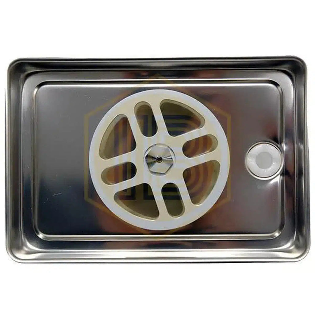 Bandeja metálica pequeña con mojacopas-Install Beer