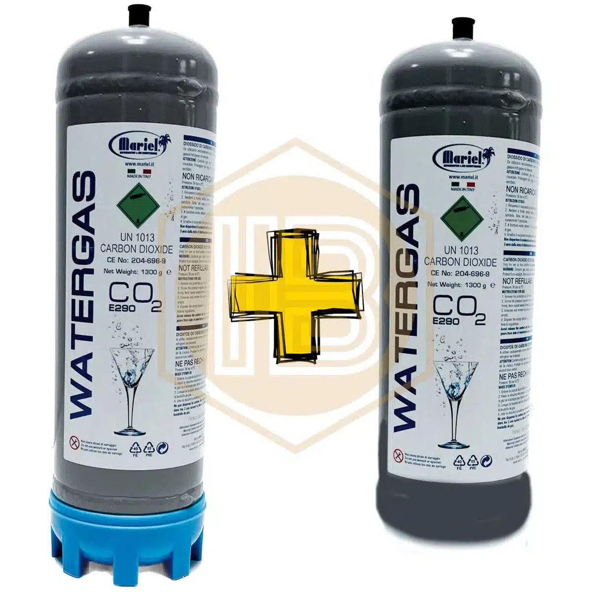 Botella de gas CO2 alimentario de 1300gr.-Install Beer