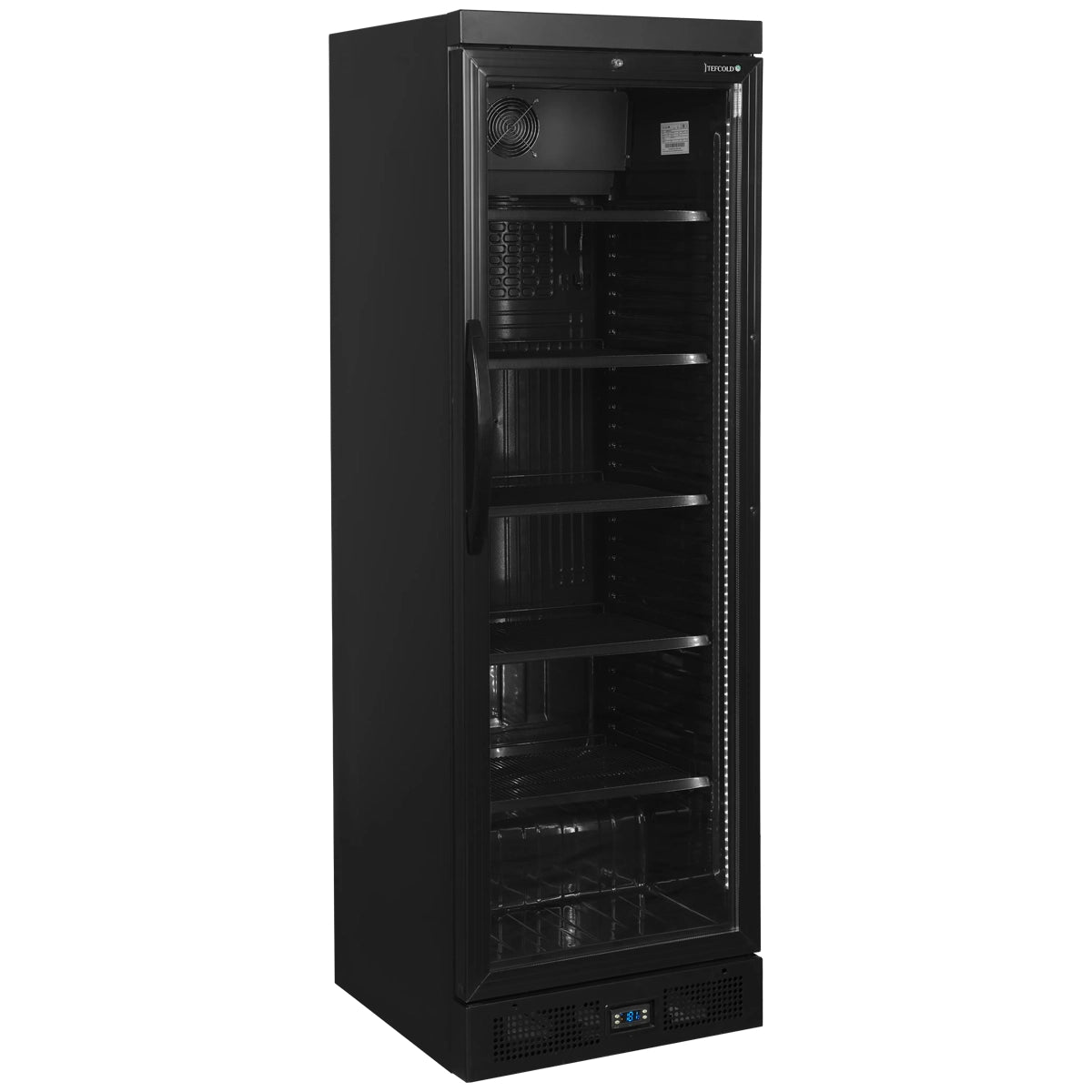 TEFCOLD CEV435 BLACK enfriador de botellas negro profesional - Install Beer