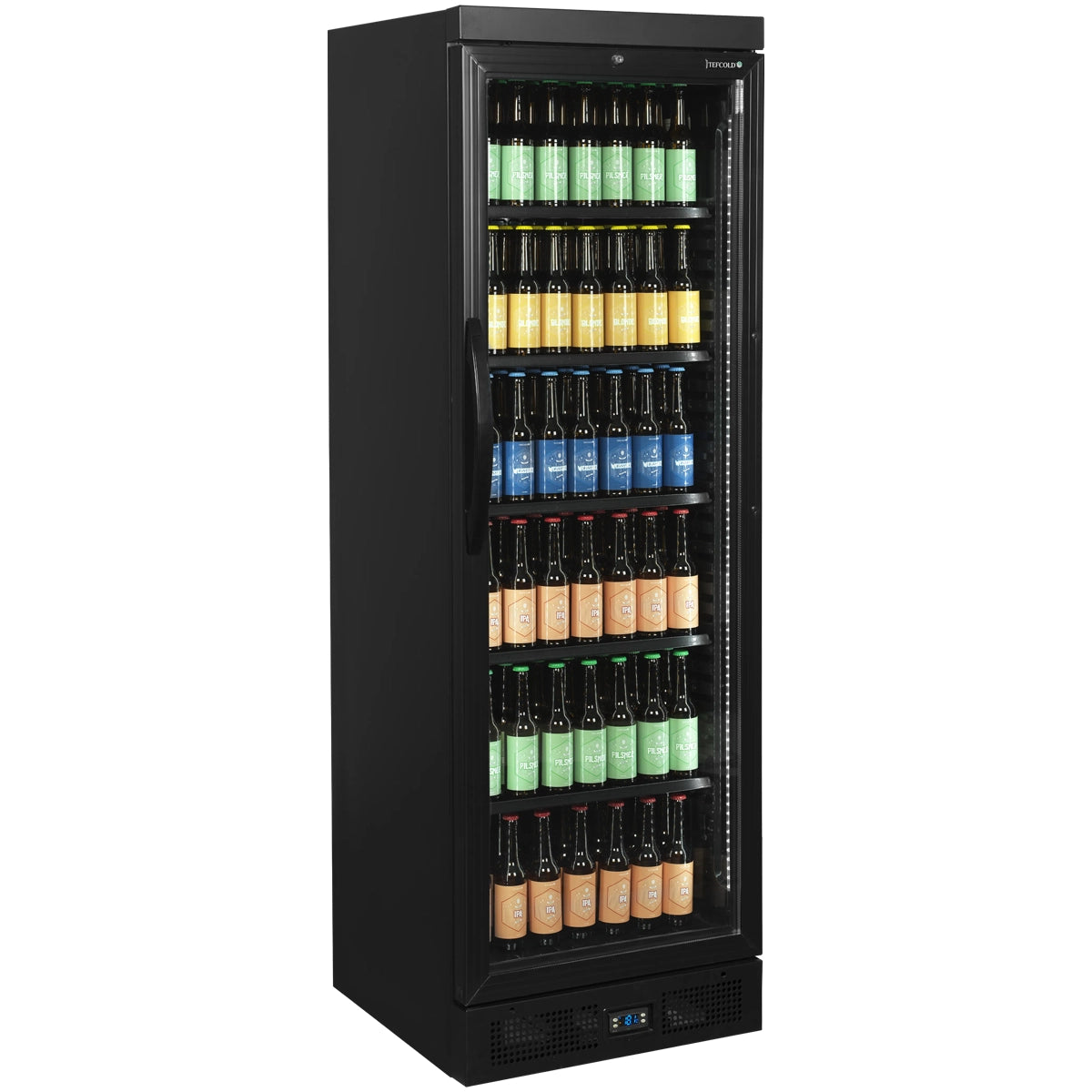 Enfriador de botellas negro TEFCOLD CEV435 BLACK para hostelería - Install Beer