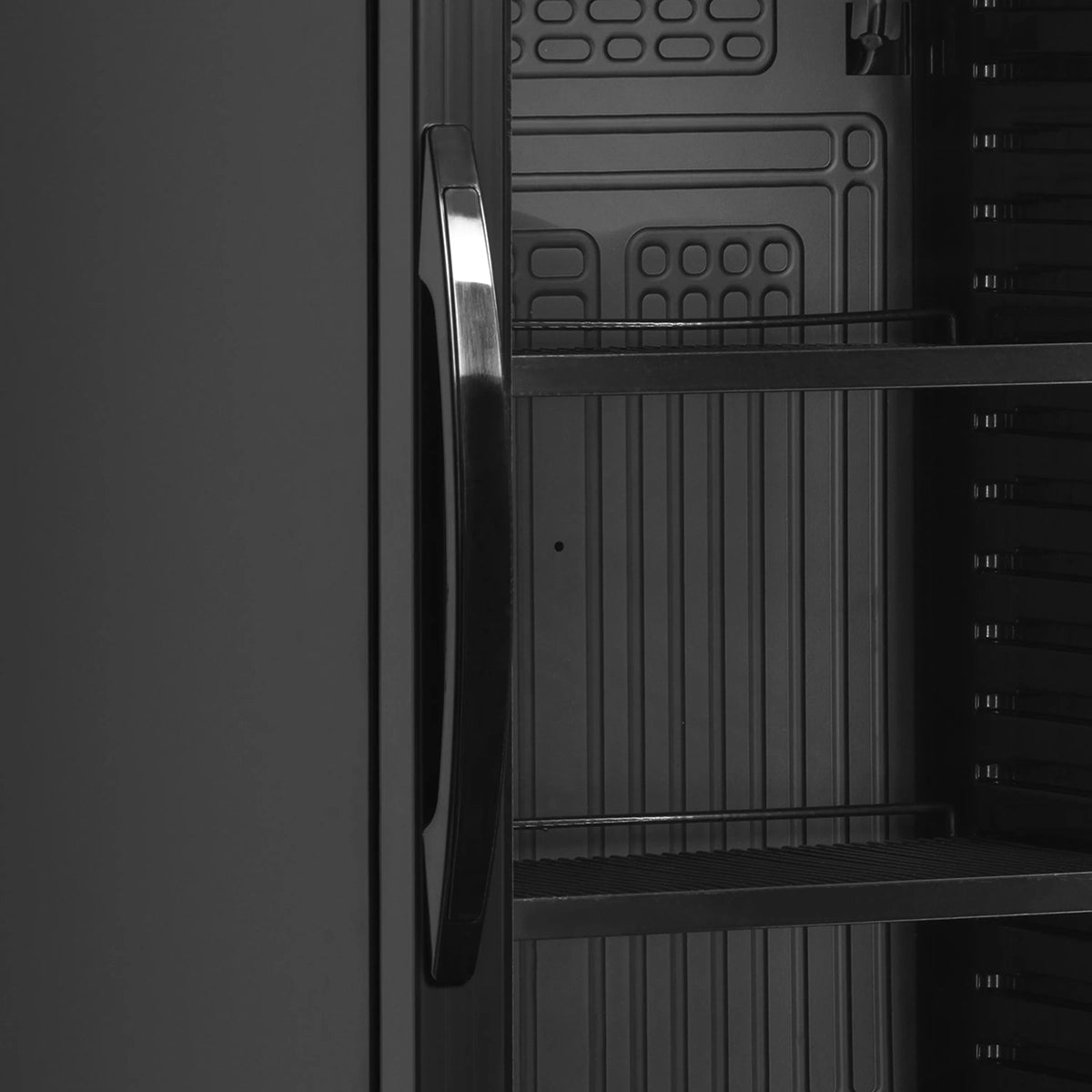 Puerta de cristal del enfriador de botellas TEFCOLD CEV435 BLACK - Install Beer