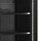 Luz LED en marco de puerta del TEFCOLD CEV435 BLACK - Install Beer