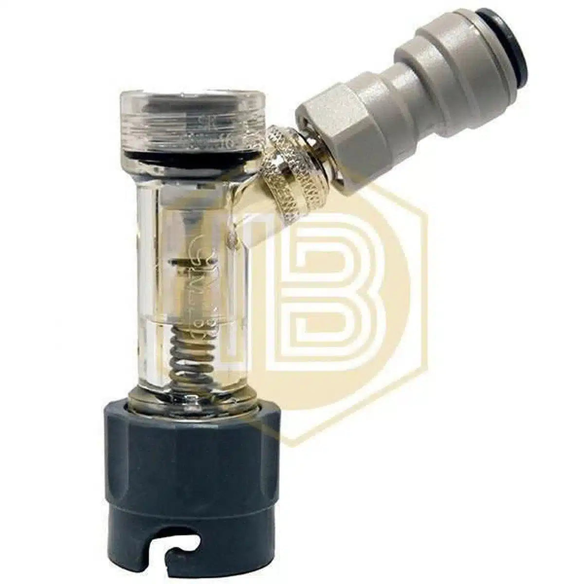 Cabezal Gas con antirretorno 'Pin-lock'-Install Beer