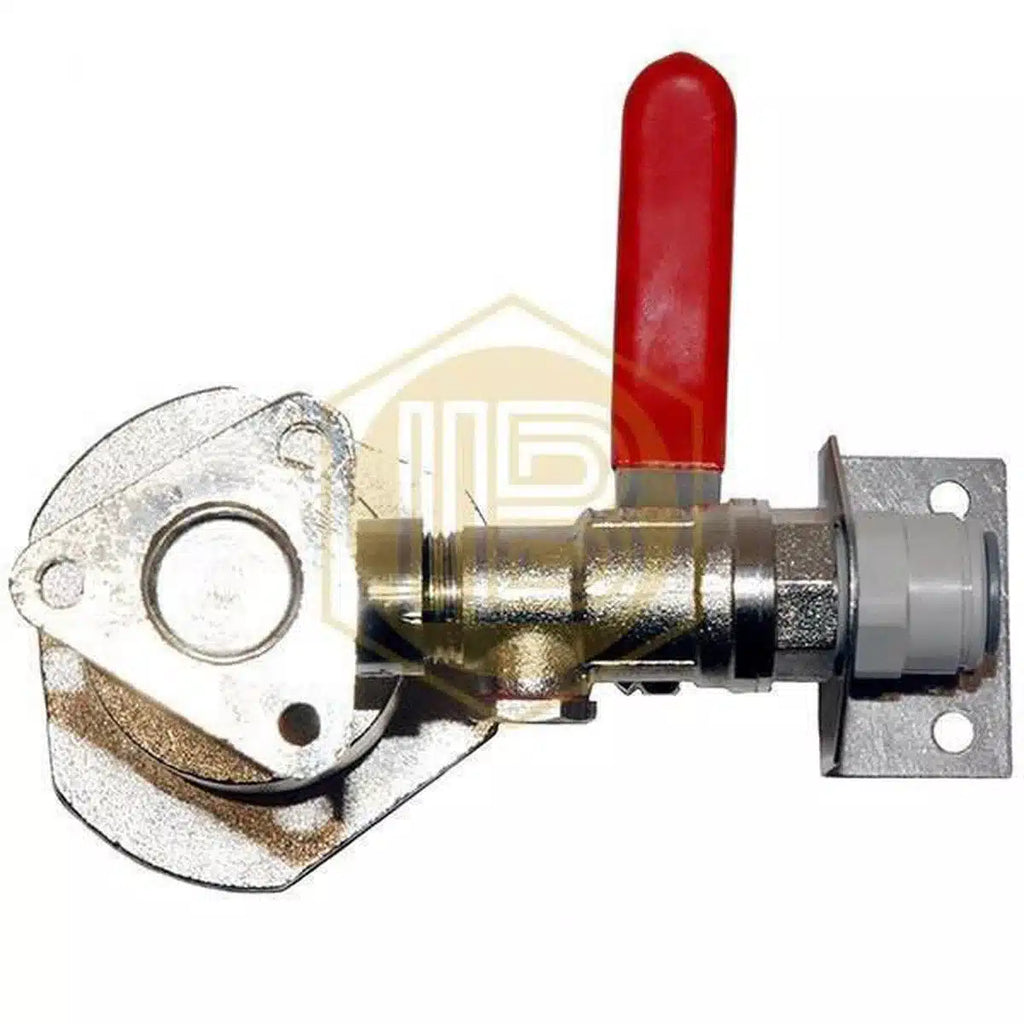 Cabezal de autolimpieza con llave KeyKeg con John Guest 3/8"-Install Beer