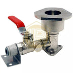 Cabezal de autolimpieza con llave KeyKeg con John Guest 3/8"-Install Beer