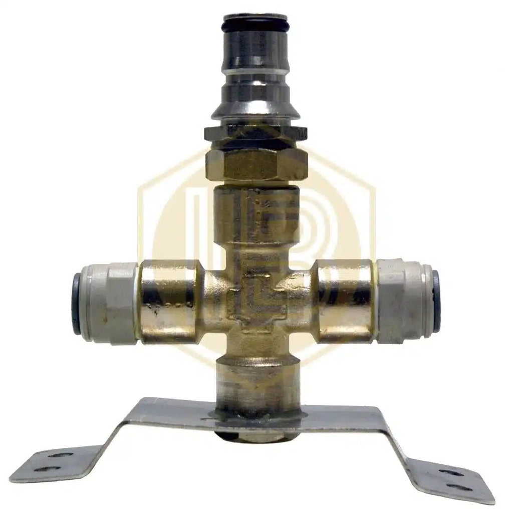 Cabezal de autolimpieza tipo Ball-Lock con John Guest-Install Beer