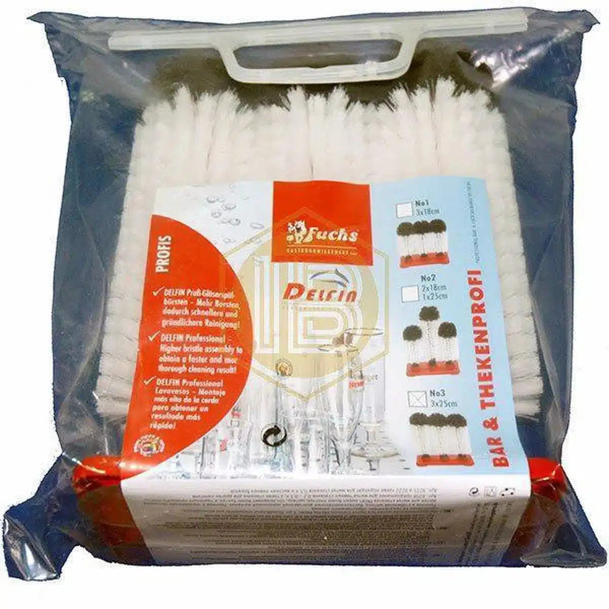 Cepillos de limpieza de vasos triple-Install Beer