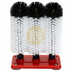 Cepillos de limpieza de vasos triple-Install Beer