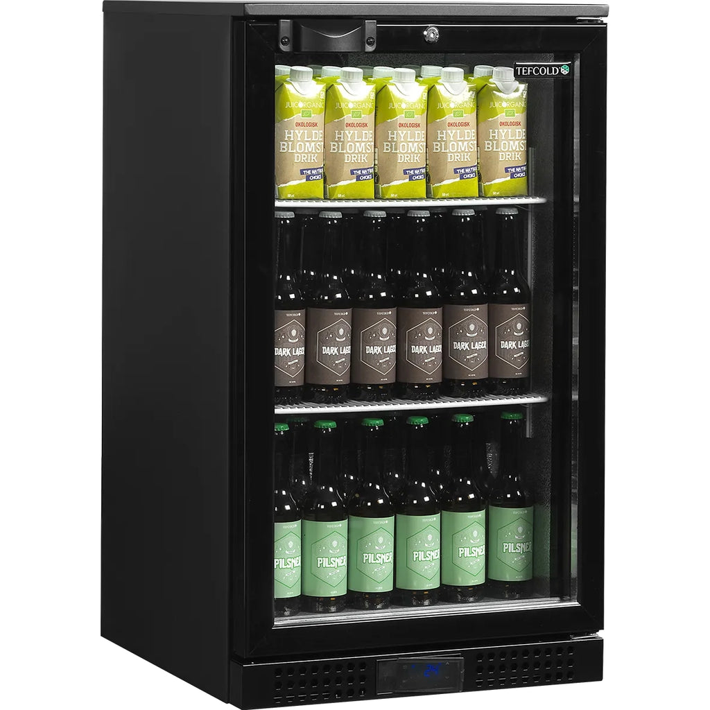 Interior del backbar TEFCOLD DB-H con estantes ajustables - Install Beer