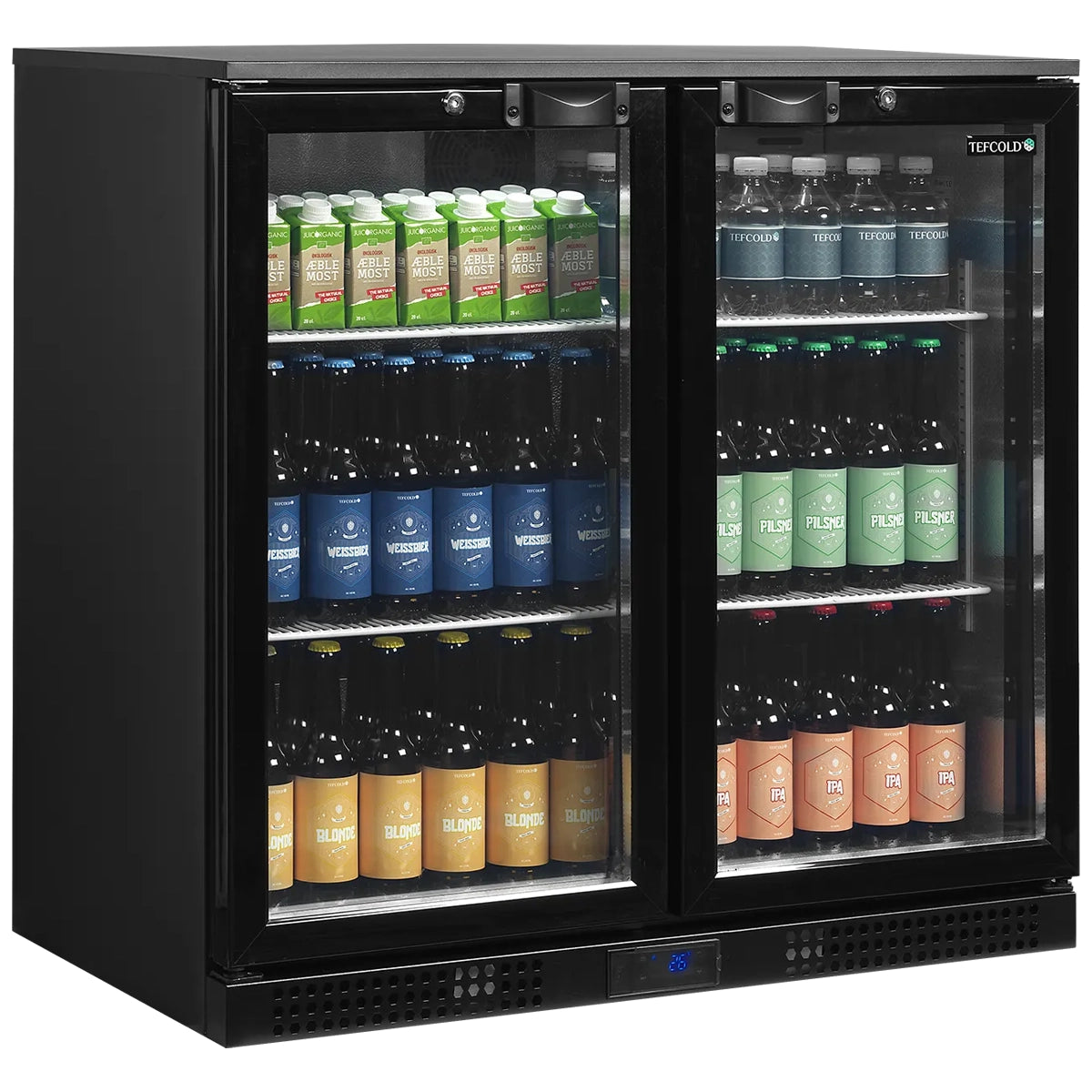 Luz LED interior del backbar TEFCOLD DB-H para bebidas - Install Beer