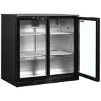 Backbar refrigerado TEFCOLD DB201H de dos puertas para bar - Install Beer