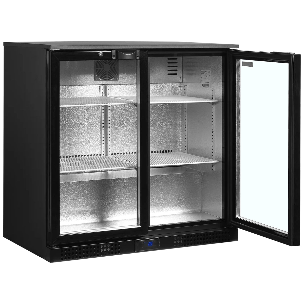 Backbar refrigerado TEFCOLD DB201H de dos puertas para bar - Install Beer