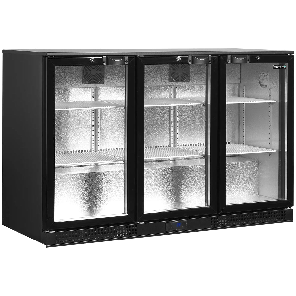Backbar TEFCOLD DB301H-3 de tres puertas para bares y restaurantes - Install Beer