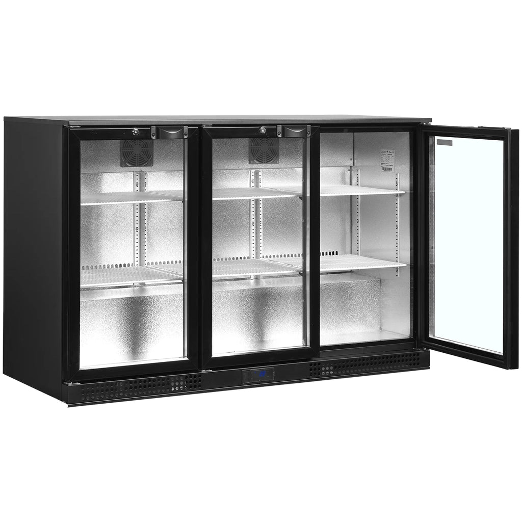Backbar refrigerado TEFCOLD DB301H-3 de tres puertas para bar - Install Beer
