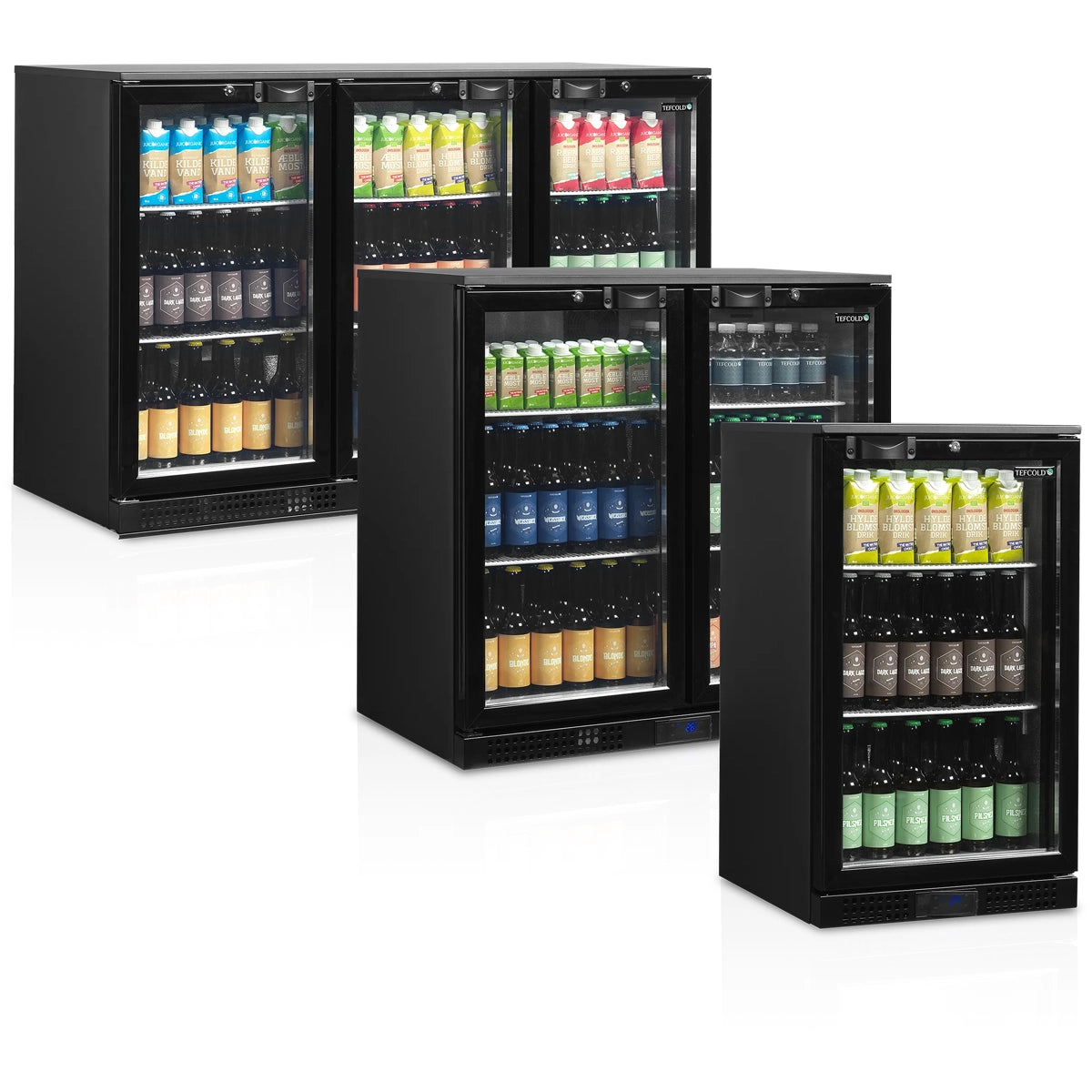 TEFCOLD DB-H backbar refrigerado profesional con puertas batientes - Install Beer