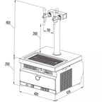 Dispensador portátil Kontakt 55/K Profi-Install Beer