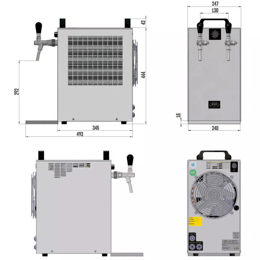 Dispensador portátil Kontakt 70-Install Beer