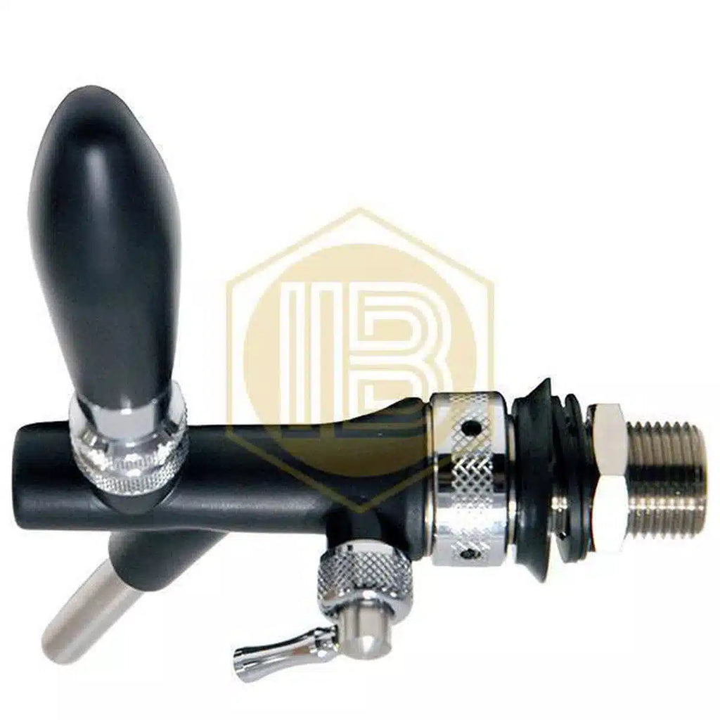 Grifo Classic con compensador ABS Negro para cerveza-Install Beer
