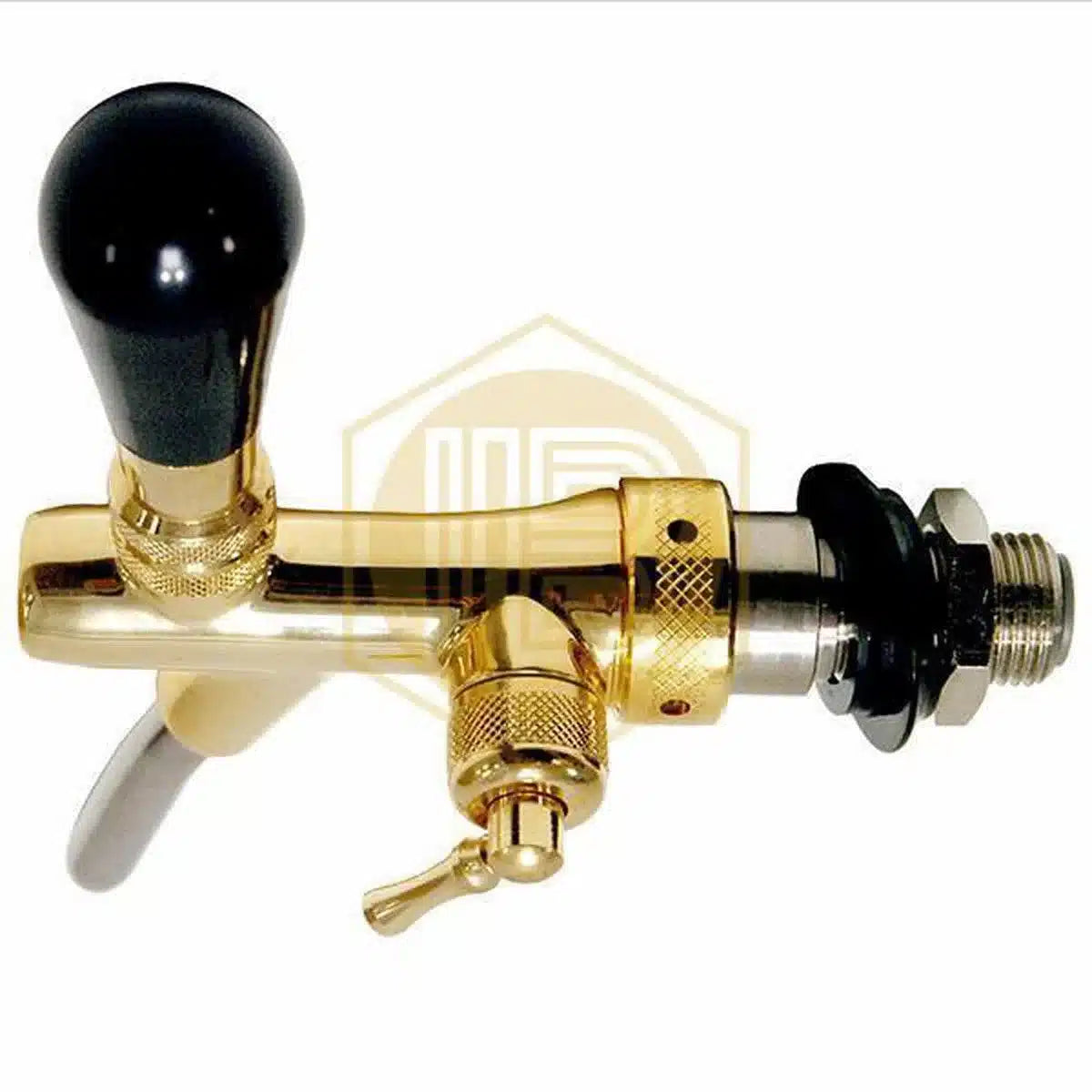 Grifo Estándar dorado con compensador-Install Beer