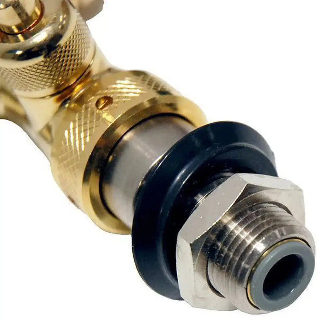 Grifo Estándar dorado con compensador-Install Beer