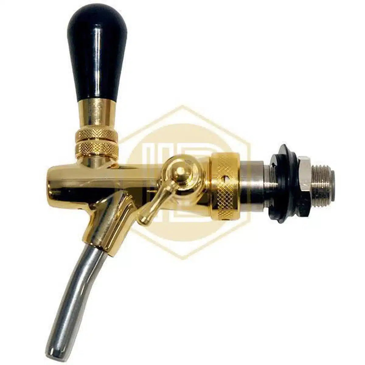 Grifo Estándar dorado con compensador-Install Beer