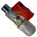 Absperrhahn für Druckminderer mit Schnellkupplung 3/8"