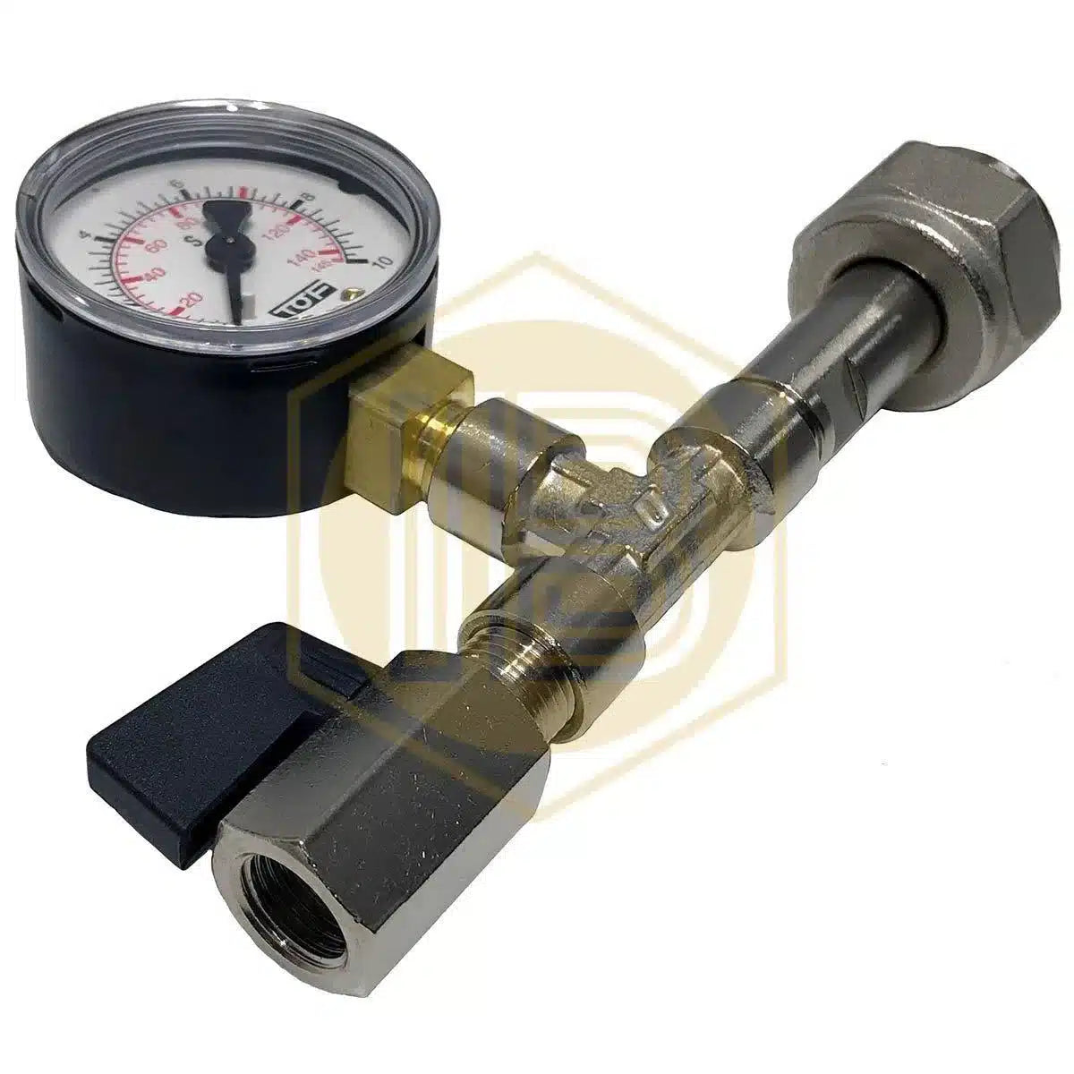 Manómetro de cabezal de rosca 1/2 BSP-Install Beer
