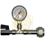 Manómetro de cabezal de rosca 1/2 BSP-Install Beer