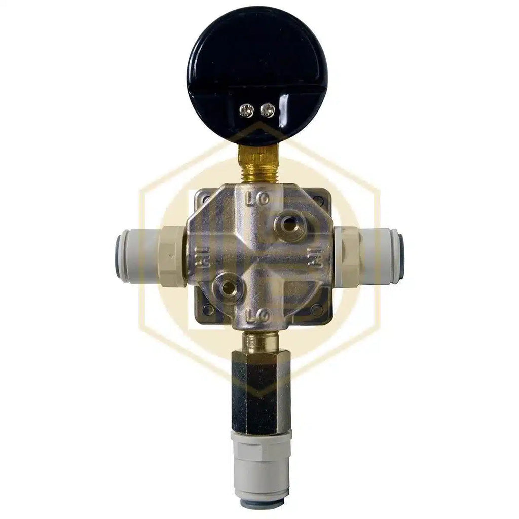 Manorreductor de baja de un cuerpo con John Guest 3/8"-Install Beer