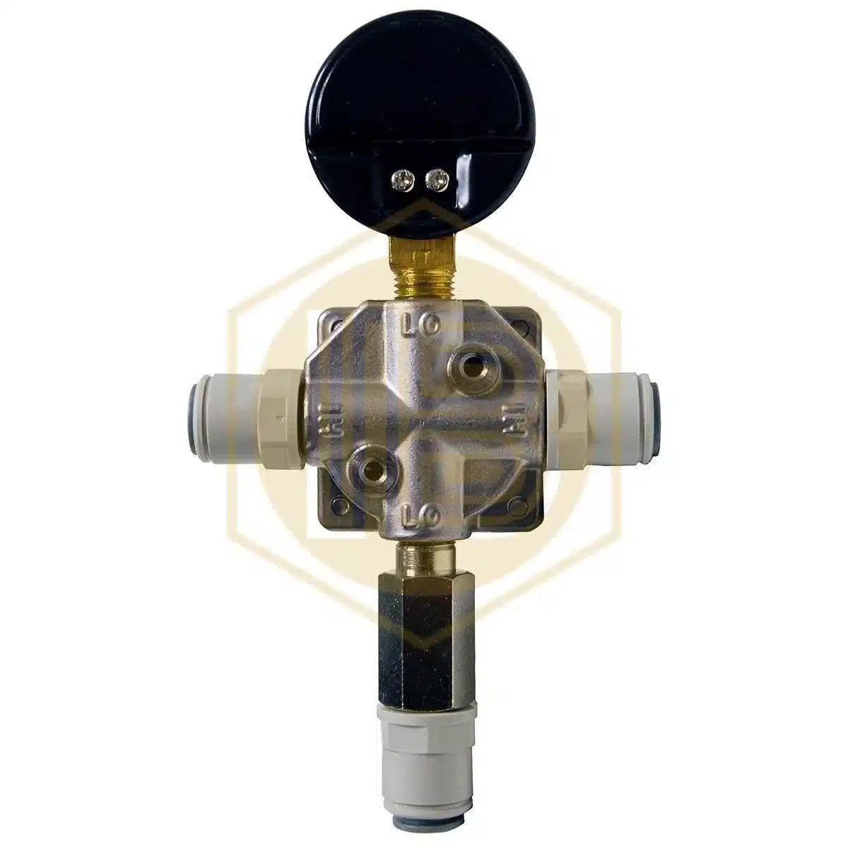 Manorreductor de baja de un cuerpo con John Guest 3/8"-Install Beer