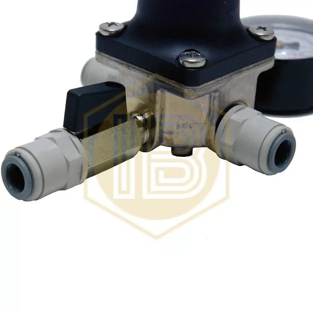 Manorreductor de baja de un cuerpo con John Guest 3/8"-Install Beer