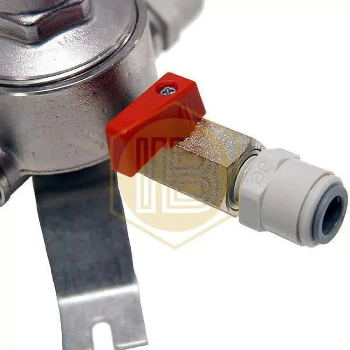 Manorreductor de baja de un cuerpo con John Guest-Install Beer