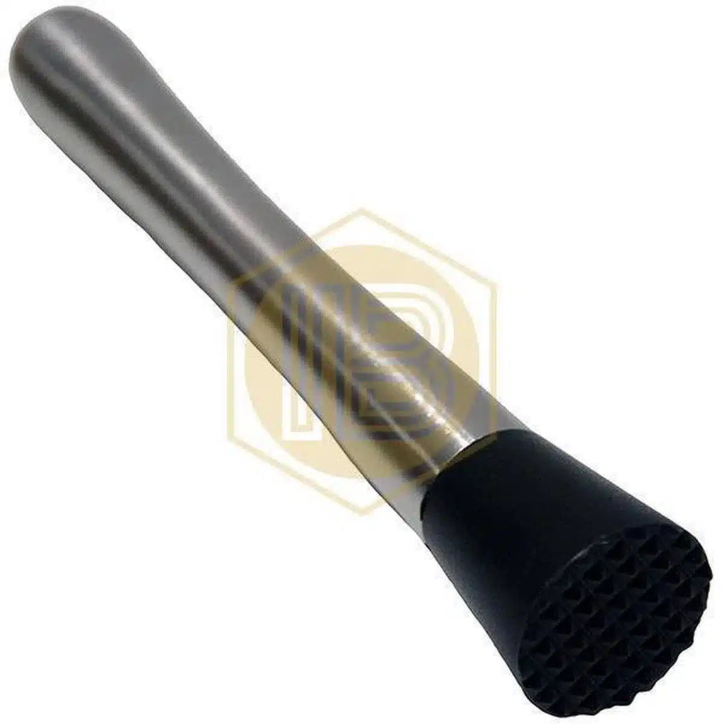 Mortero con manija de acero inoxidable y punta de nilón-Install Beer