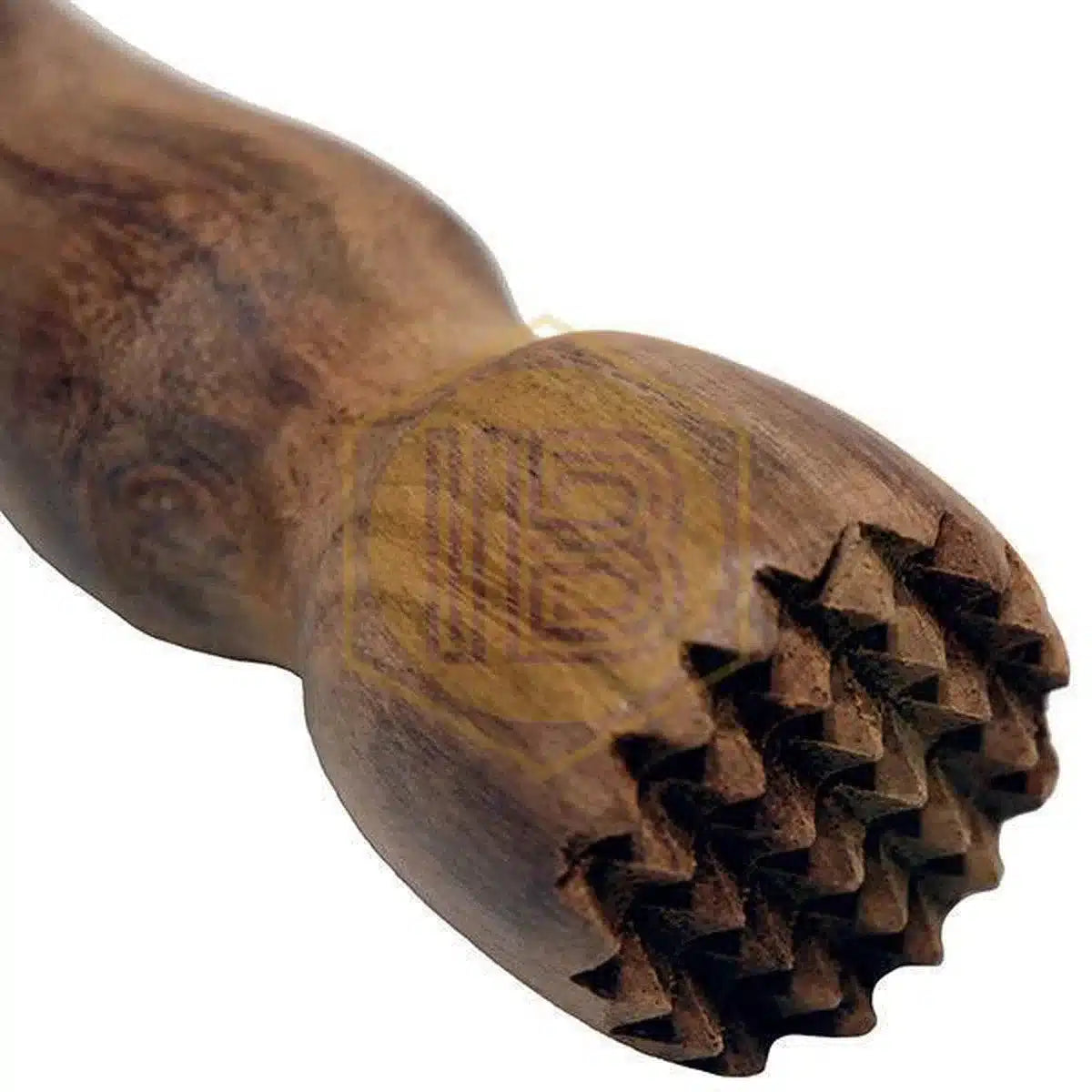 Mortero con manija de madera Sheesham-Install Beer