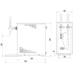 Dispensador portátil Pygmy 25/K Exclusive 2 Grifos - Install Beer