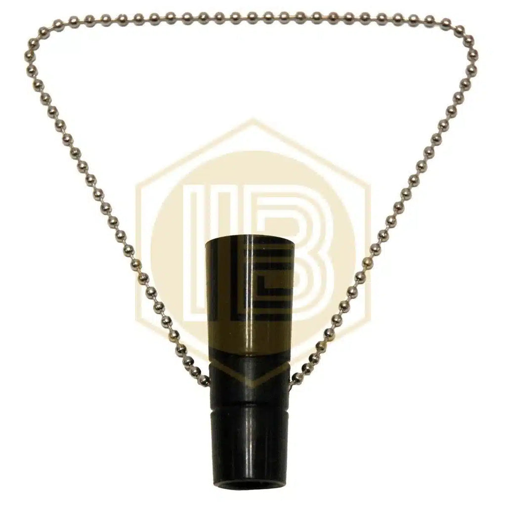 Tapón de grifo de silicona color negro con cadena-Install Beer