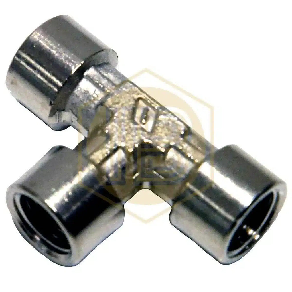 Te igual metalica rosca 1/4 NPTF-Install Beer