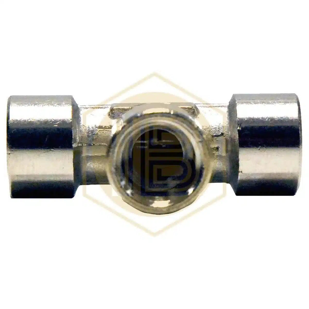 Te igual metalica rosca 1/4 NPTF-Install Beer