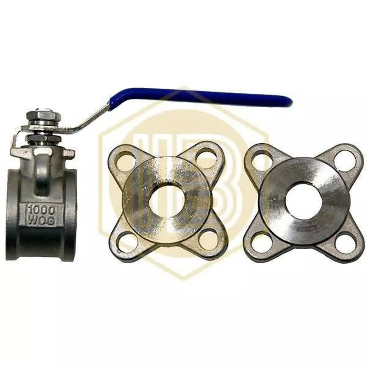 Válvula con bola de tres cuerpos de acero inoxidable-Install Beer