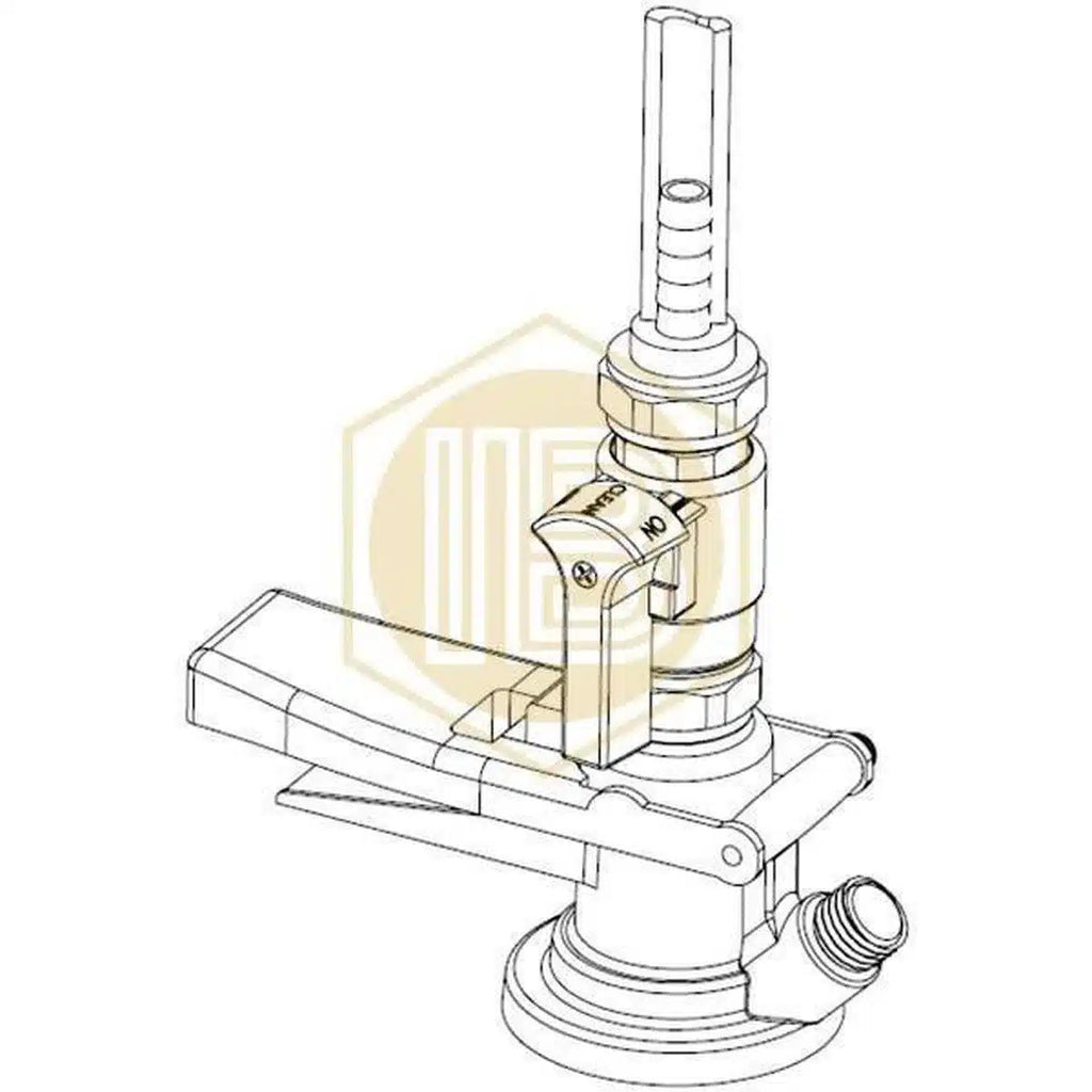 Válvula detenedor de espuma para cabezal-Install Beer