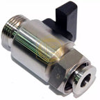 Valvula inox de corte para producción-Install Beer